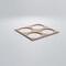 Ekena Millwork Medium Wembley Decorative Fretwork Wood Wall Panels, Red Oak, 15 3/8"W x 15 3/8"H x 3/8"T WALW16X16X0375WEMRO - alternate 3
